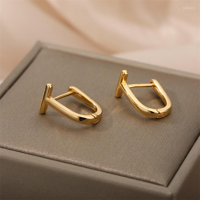 Hoop Earrings Simple Fashion U Shaped Circle For Women Piercing Gold Color Silver Punk Metal Jewelry
Hoop Earrings Simple Fashion U Shaped Circle For Women Piercing Gold Color Silver Punk Metal Jewelry