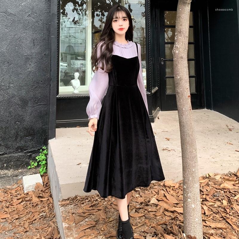 Casual Dresses 2022 Style Dress Velvet Bottomed Elegant Slim Splicing Long, Lavender
Casual Dresses 2022 Style Dress Velvet Bottomed Elegant Slim Splicing Long, Lavender