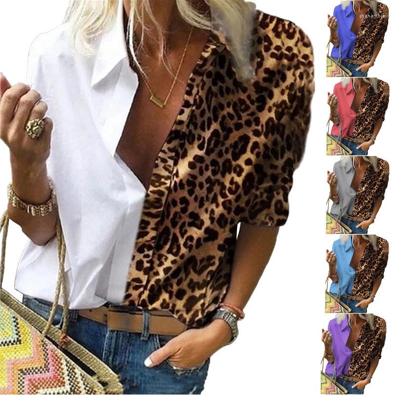 Women' Polos European And American Cross Border Women' Long Sleeve Printed Leopard Loose Shirt Chiffon In Autumn Winter 2022
Women' Polos European And American Cross Border Women' Long Sleeve Printed Leopard Loose Shirt Chiffon In Autumn Winter 2022