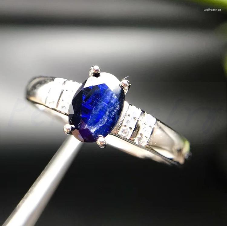 Cluster Rings Per Jewelry Natural Real Blue Sapphire Ring 925 Sterling Silver 4 6mm 0.6ct Gemstone F8062305
Cluster Rings Per Jewelry Natural Real Blue Sapphire Ring 925 Sterling Silver 4 6mm 0.6ct Gemstone F8062305