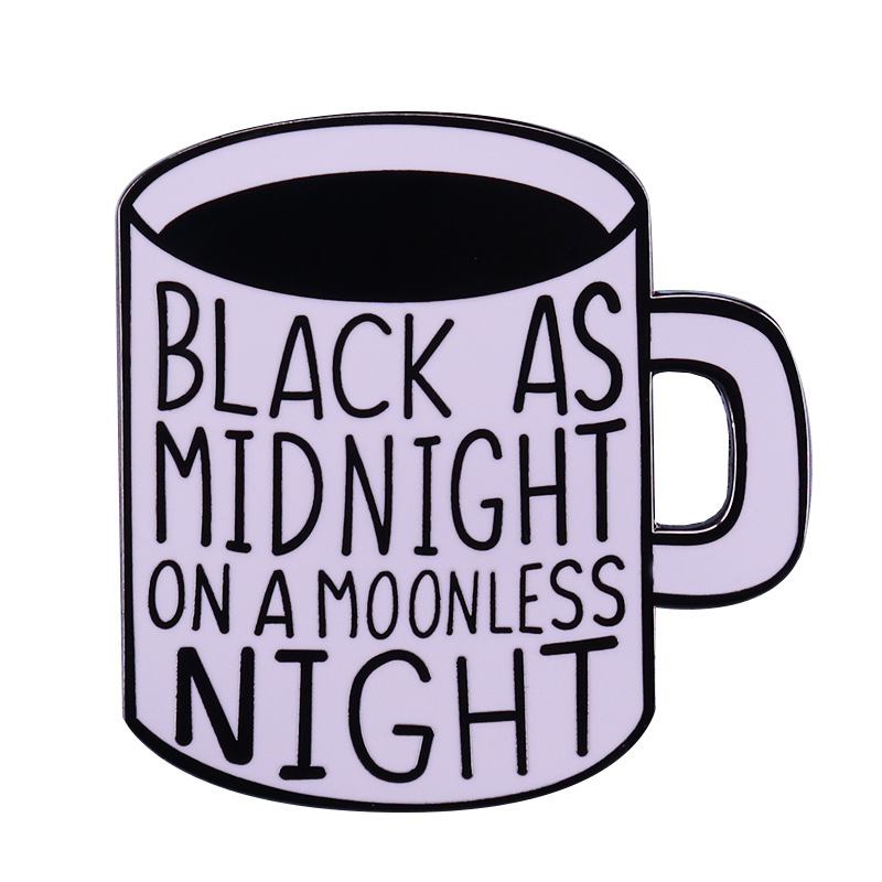 Twin Peaks brooch black as midnight on a moonless night Inspired Dark Midnight Coffee Cup collected by Dale Cooper fans, As picture
Twin Peaks brooch black as midnight on a moonless night Inspired Dark Midnight Coffee Cup collected by Dale Cooper fans, As picture