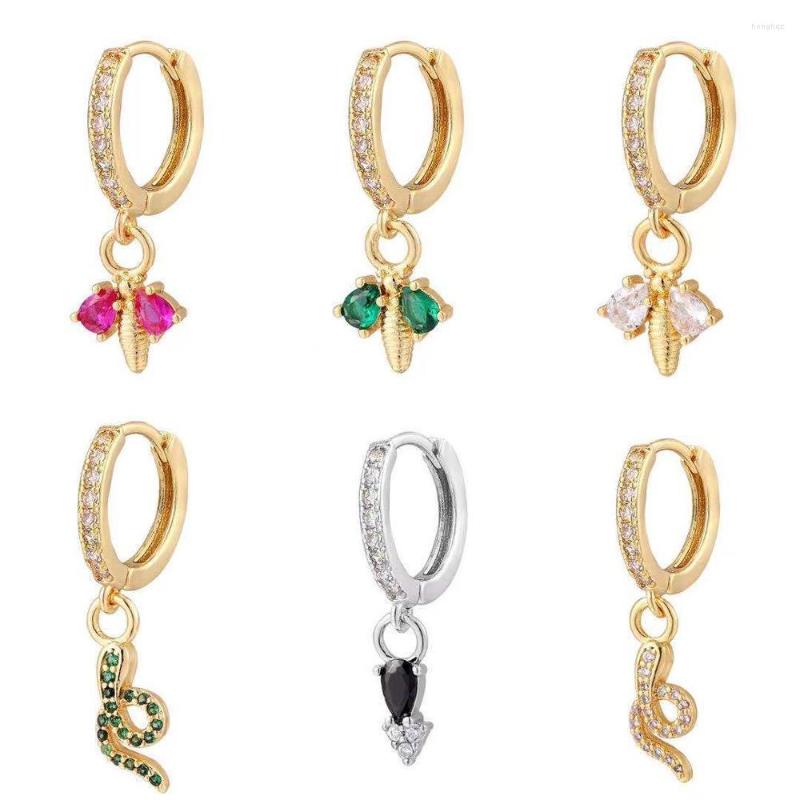 Hoop Earrings HECHENG 1pc Huggie For Women Rainbow Black Crystal Zircon Snake Bee Hanging Prevent Allergy
Hoop Earrings HECHENG 1pc Huggie For Women Rainbow Black Crystal Zircon Snake Bee Hanging Prevent Allergy