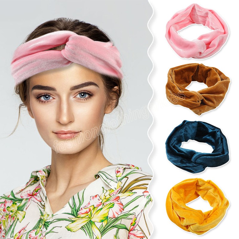 Fashion Solid Color Gold Velvet Cross Stretch Fabric Women Girl Headband Headpiece Turban Bandage Hair Accessories Headwear
Fashion Solid Color Gold Velvet Cross Stretch Fabric Women Girl Headband Headpiece Turban Bandage Hair Accessories Headwear