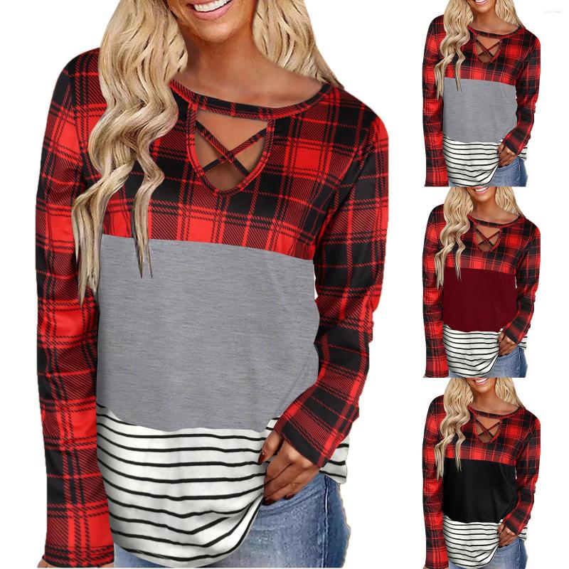 Women' Blouses Women Punk Red Plaid Tops Long Sleeve Blouse Casual Sexy Hollow Out V Neck Christmas Tunic Top Basic T Shirt Sweatshirts, Black
Women' Blouses Women Punk Red Plaid Tops Long Sleeve Blouse Casual Sexy Hollow Out V Neck Christmas Tunic Top Basic T Shirt Sweatshirts, Black