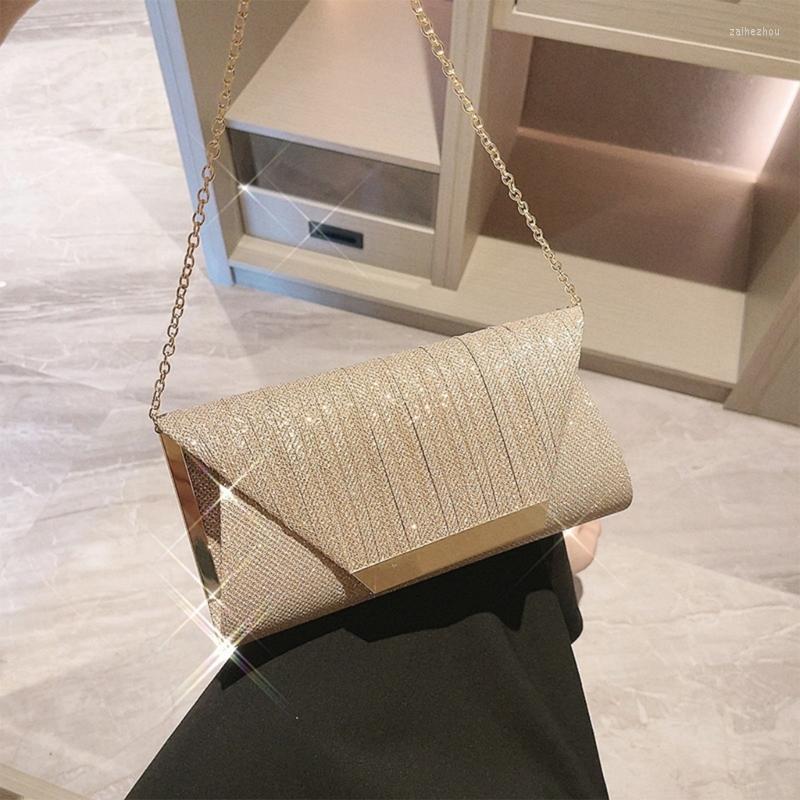 Evening Bags Women's Bag Exquisite Clutch Purse Glitter Shoulder With Chain Banquet Wedding Handbag For Cocktail Party, Black
Evening Bags Women's Bag Exquisite Clutch Purse Glitter Shoulder With Chain Banquet Wedding Handbag For Cocktail Party, Black