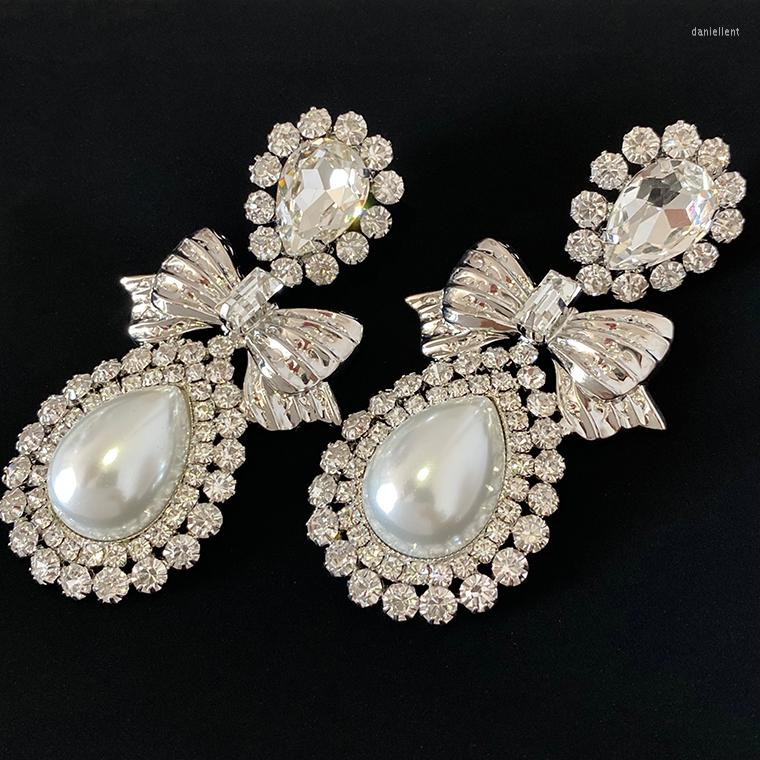 Backs Earrings Premium Sense Bow Temperament Personality Stud