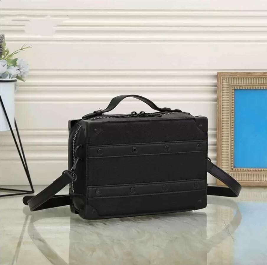 Classic HANDLE Mini Soft Trunk Bag Canvas Leather Women Handbag Purse Crossbody Petite Malle Shoulder Bag Magnetic Hasp Box Bags Clutch, #1
Classic HANDLE Mini Soft Trunk Bag Canvas Leather Women Handbag Purse Crossbody Petite Malle Shoulder Bag Magnetic Hasp Box Bags Clutch, #1