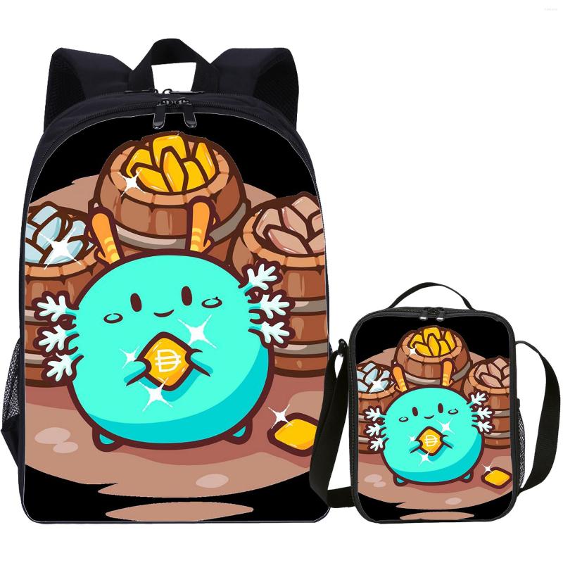School Bags Axie Infinity Backpack Boys Girls With Lunch Box Kids Game Cartoon Travel Schoolbags And Cooler Bag Suit, 11
School Bags Axie Infinity Backpack Boys Girls With Lunch Box Kids Game Cartoon Travel Schoolbags And Cooler Bag Suit, 11