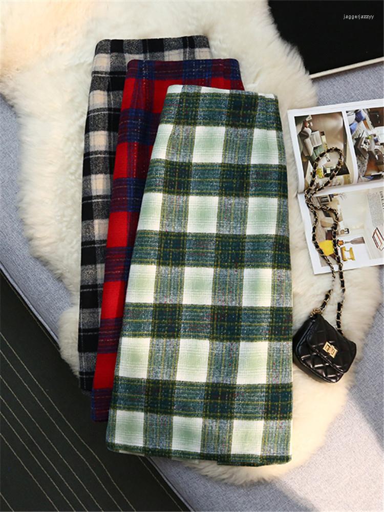 Skirts Autumn Winter Thicken Woolen Women Midi 2022 High Waist Classic Plaid Office Wrap Sheath Pencil Female, Black
Skirts Autumn Winter Thicken Woolen Women Midi 2022 High Waist Classic Plaid Office Wrap Sheath Pencil Female, Black