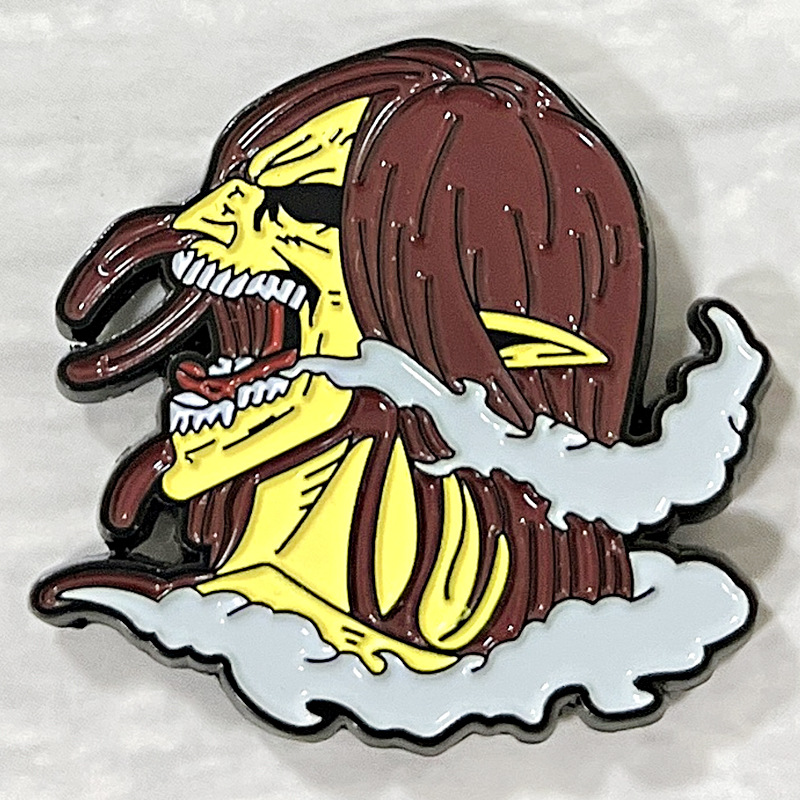 Attack on Titan pin Attacking Giant brooch Ellen Yeager Japanese anime cartoon metal badge, As picture
Attack on Titan pin Attacking Giant brooch Ellen Yeager Japanese anime cartoon metal badge, As picture