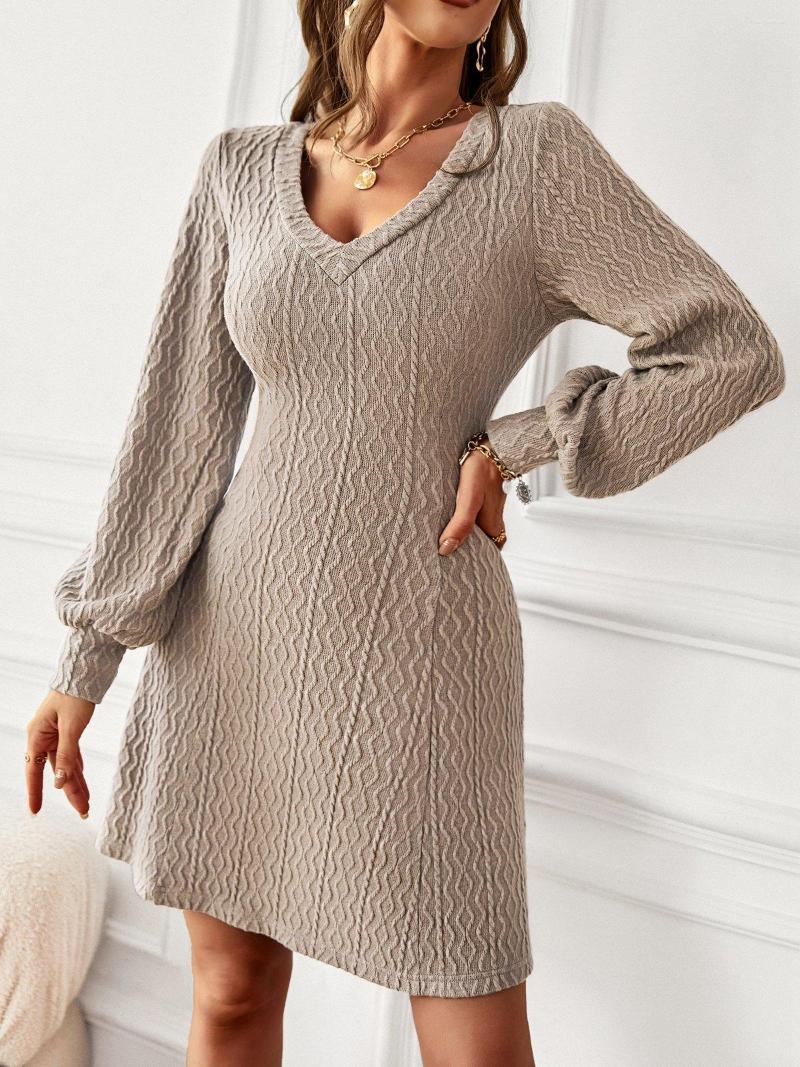 Casual Dresses 2022 Chic Clothing Woman Autumn Winter Knitted Mini Dress Women Full Sleeve Solid Slim High Waist Sweater Party, Dark grey
Casual Dresses 2022 Chic Clothing Woman Autumn Winter Knitted Mini Dress Women Full Sleeve Solid Slim High Waist Sweater Party, Dark grey