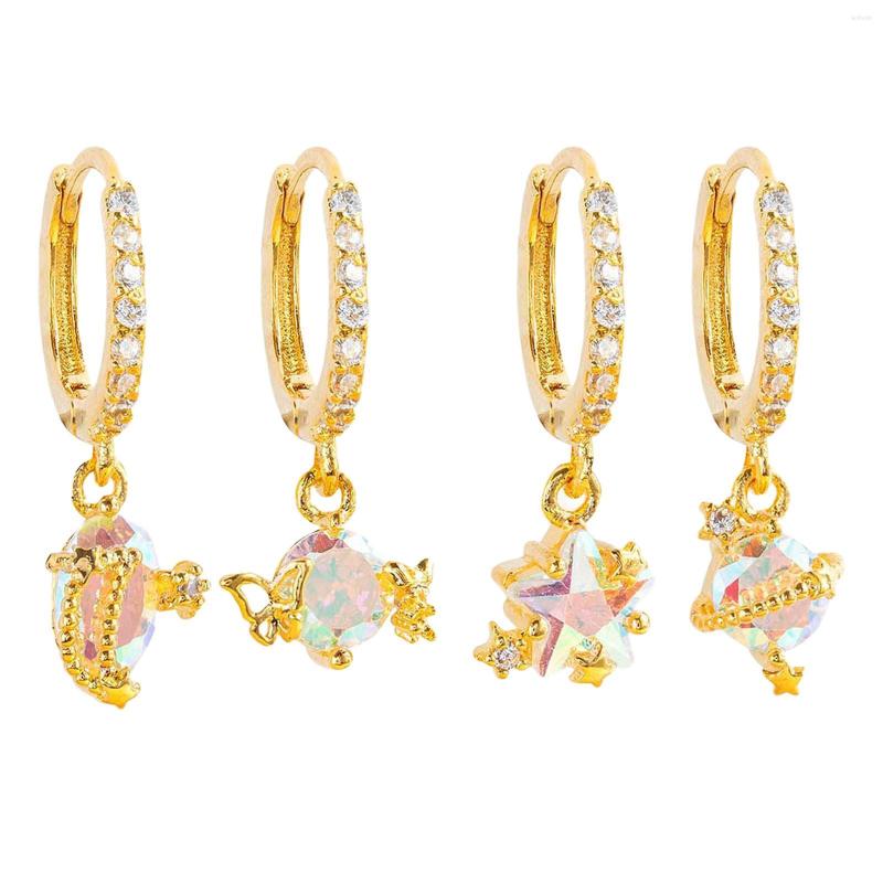 Hoop Earrings Set Of 4Pcs Women Earring Decor Valentine Day Anniversary Gift Tiny
Hoop Earrings Set Of 4Pcs Women Earring Decor Valentine Day Anniversary Gift Tiny