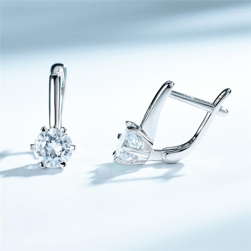 Backs Earrings 925 Sterling Silver For Women Classic Clear CZ Wedding Engagement Solitaire 2022 Trend Anniversary Jewelry
Backs Earrings 925 Sterling Silver For Women Classic Clear CZ Wedding Engagement Solitaire 2022 Trend Anniversary Jewelry