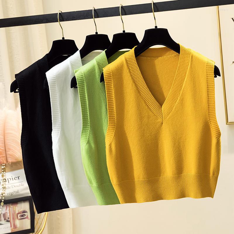 Women's Tanks Spring Autumn Sweater Vest Girls V Neck Sleeveless Knitted Jumpers Women's Pullover Crop Top, Black
Women's Tanks Spring Autumn Sweater Vest Girls V Neck Sleeveless Knitted Jumpers Women's Pullover Crop Top, Black