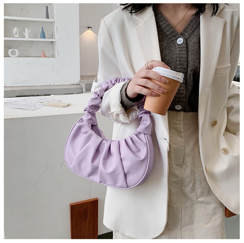 Evening Bags 2022 Summer Pleated Handlebags For Women PU Cloud Leisure Armpit Bag Shopping Shoulder Dumpling Handbag Female Dwiray, White
Evening Bags 2022 Summer Pleated Handlebags For Women PU Cloud Leisure Armpit Bag Shopping Shoulder Dumpling Handbag Female Dwiray, White