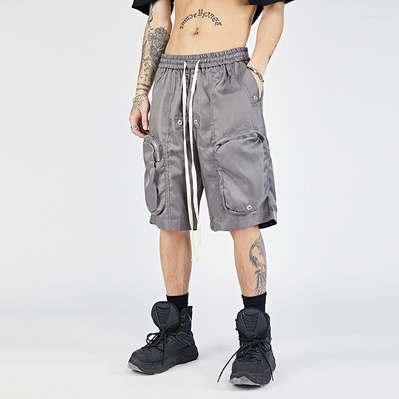 Men's Shorts Men's Zipper Pockets Drawstring Summer Mens High Street Straight Oversize Casual Five Point Pants Loose Hip Hop Cargo, Gray
Men's Shorts Men's Zipper Pockets Drawstring Summer Mens High Street Straight Oversize Casual Five Point Pants Loose Hip Hop Cargo, Gray