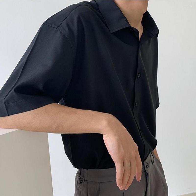 Men's Casual Shirts Simple Great All-Match Solid Baggy Shirt Men Garment Lightweight T-shirt Turn-down Collar Birthday Gift, Green
Men's Casual Shirts Simple Great All-Match Solid Baggy Shirt Men Garment Lightweight T-shirt Turn-down Collar Birthday Gift, Green