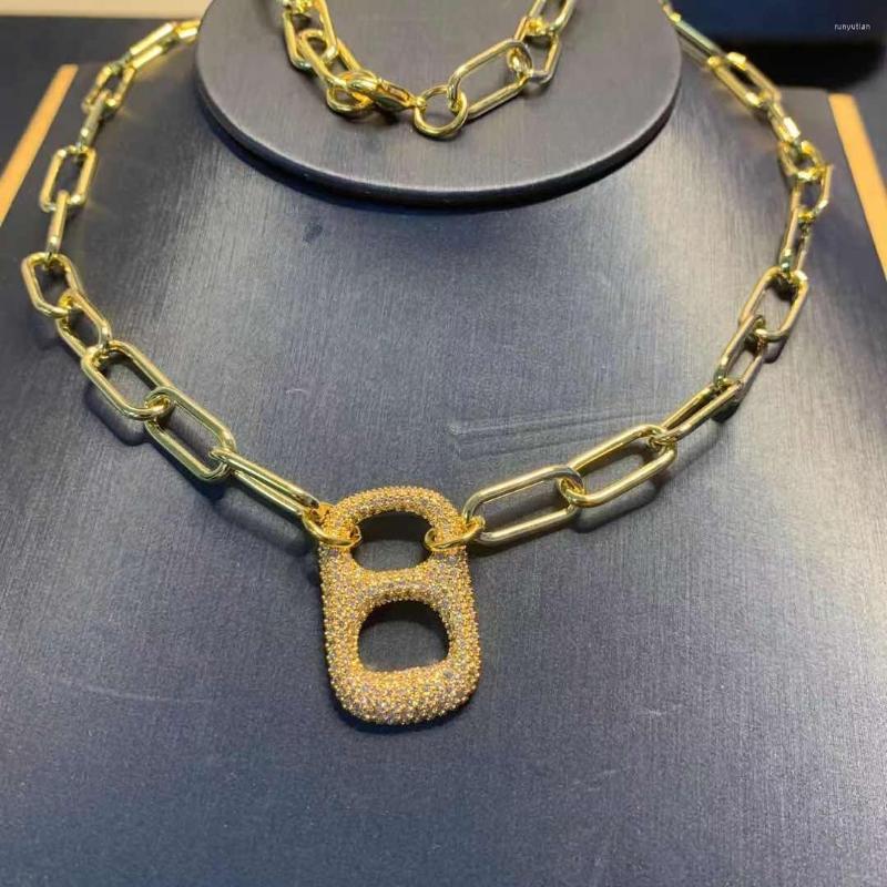 Pendant Necklaces Classic Sthick Chain For Women Men Hip Hop Necklace Golden Zirconia Fashion Jewelry Accessories Friends Gift Zk40
Pendant Necklaces Classic Sthick Chain For Women Men Hip Hop Necklace Golden Zirconia Fashion Jewelry Accessories Friends Gift Zk40