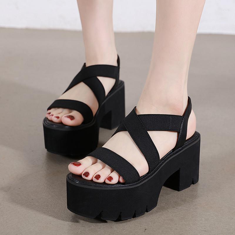 Sandals Gladiator 2022 Runway Show Summer Fashion High Heels Party Platform Shoes Woman, Black
Sandals Gladiator 2022 Runway Show Summer Fashion High Heels Party Platform Shoes Woman, Black