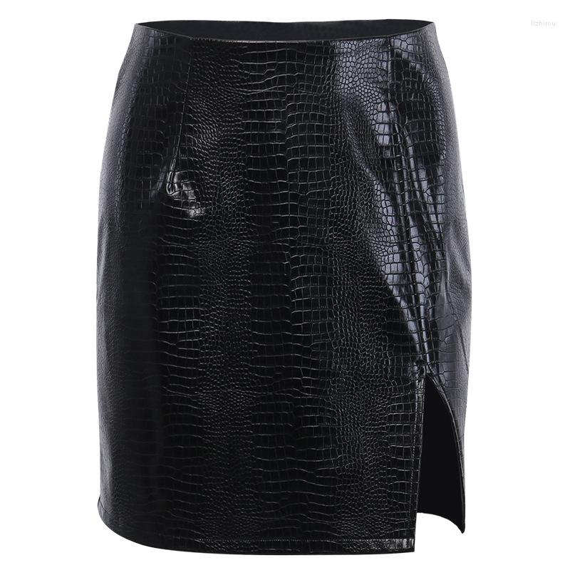 Skirts Faux PU Leather Skirt Sexy Wine Red Black Split Mini Women Streetwear High Waist Ladies Casual Lady Summer Faldas
Skirts Faux PU Leather Skirt Sexy Wine Red Black Split Mini Women Streetwear High Waist Ladies Casual Lady Summer Faldas