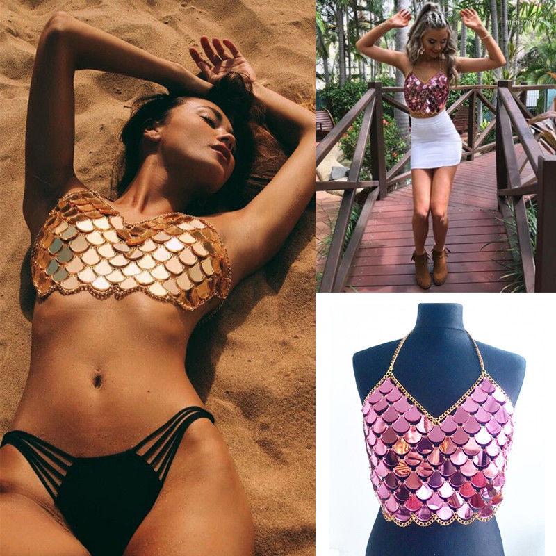 Women's Tanks 2022 Est Women Camisole Metal Crop Tops Backless Bralette Summer Beach Sequin Vest, Gold
Women's Tanks 2022 Est Women Camisole Metal Crop Tops Backless Bralette Summer Beach Sequin Vest, Gold