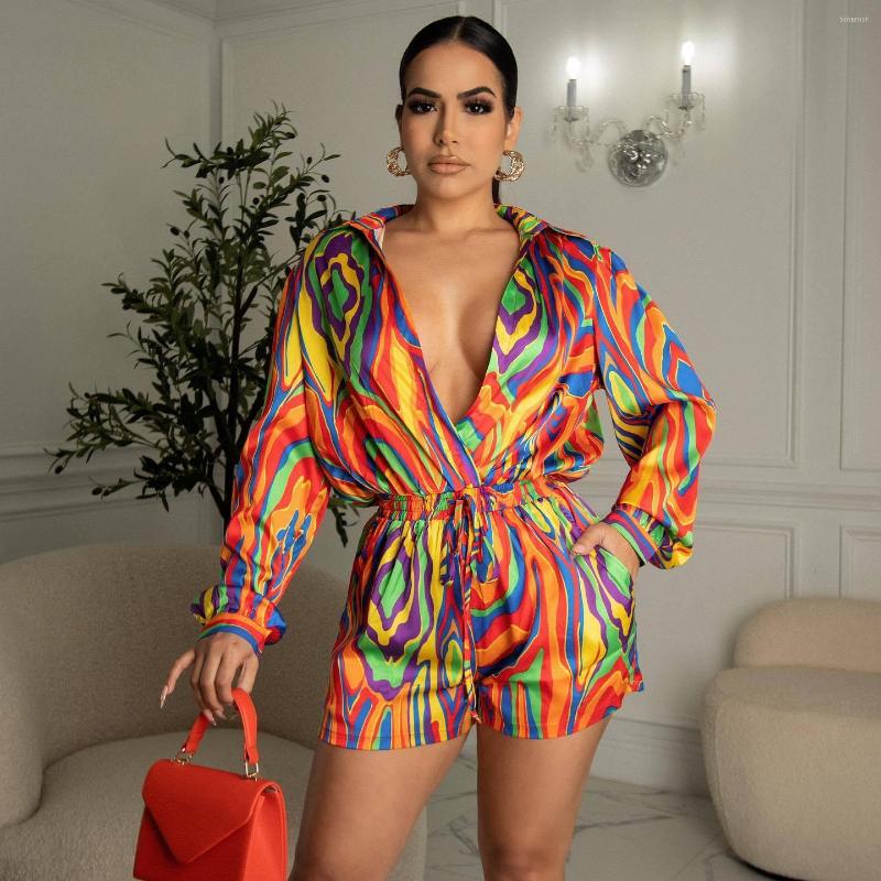 Women' Tracksuits DPSDE 2022 Women Holiday Color Irregular Ripple Print Long Sleeve Shirt Bandage Shorts Beach Two Piece Set, Multi
Women' Tracksuits DPSDE 2022 Women Holiday Color Irregular Ripple Print Long Sleeve Shirt Bandage Shorts Beach Two Piece Set, Multi
