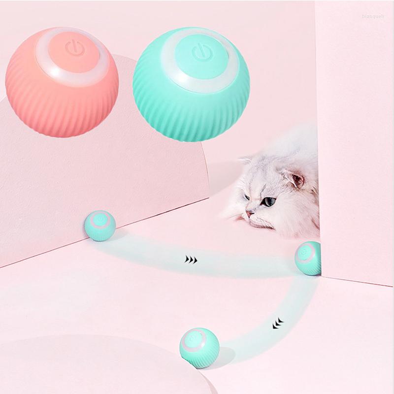 Cat Toys Electric Ball Automatic Rolling Smart For Cats Training Self-moving Kitten Indoor Interactive Playing