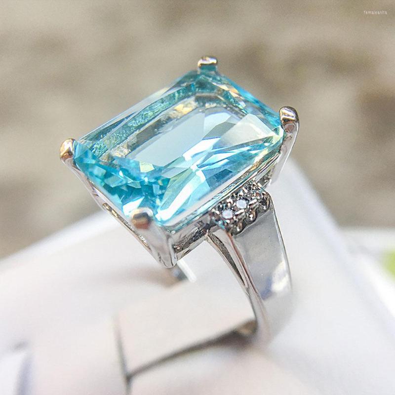 Wedding Rings Classic Simple Aquamarine Ring Crystal For Women Gold Plated Gemstone Vintage Luxury Party Gift Female Fine Jewelry Gifts
Wedding Rings Classic Simple Aquamarine Ring Crystal For Women Gold Plated Gemstone Vintage Luxury Party Gift Female Fine Jewelry Gifts