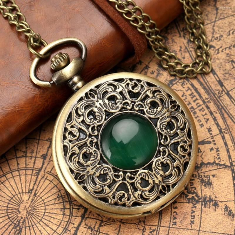 Pocket Watches Portable Quartz Watch Exquisite Emerald Green Bronze Case Simple Dial Nostalgic Slim Chain Pendant Female
Pocket Watches Portable Quartz Watch Exquisite Emerald Green Bronze Case Simple Dial Nostalgic Slim Chain Pendant Female