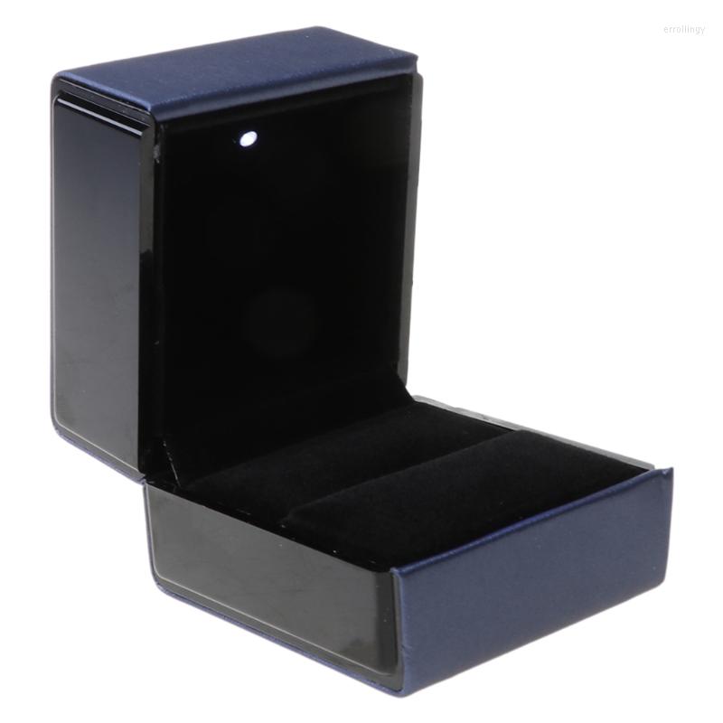 Jewelry Pouches LED Lighted Earring Ring Gift Box Wedding Engagement Display Holder J78F
Jewelry Pouches LED Lighted Earring Ring Gift Box Wedding Engagement Display Holder J78F