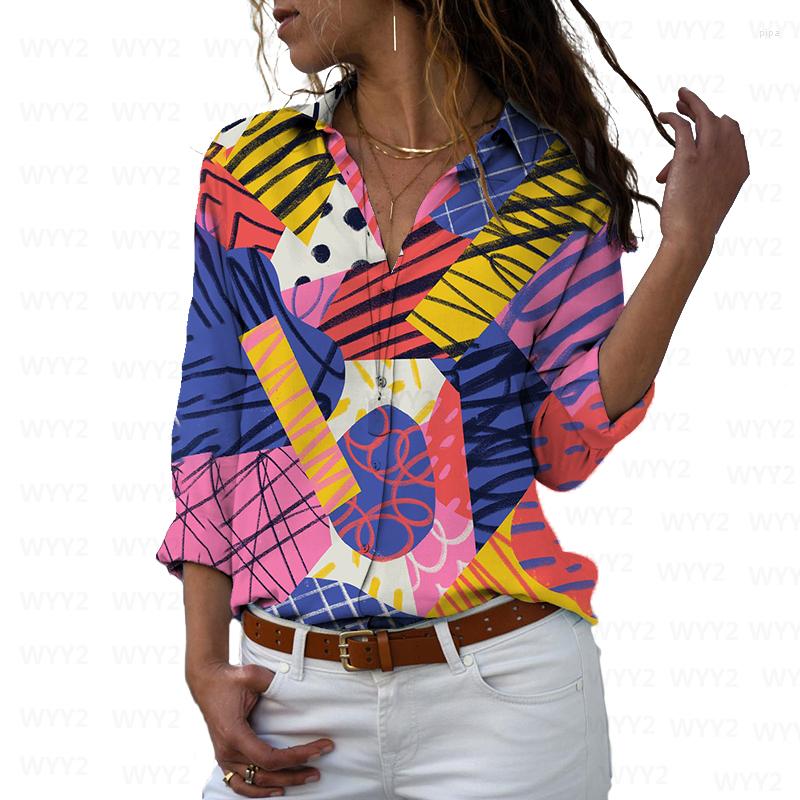 Women' Polos Autumn 2022 Women' Clothing Vintage Casual Oversize Print Blouses Elegant Fashion Long Sleeve Top Female Button Up Shirt, Xxcxcs206
Women' Polos Autumn 2022 Women' Clothing Vintage Casual Oversize Print Blouses Elegant Fashion Long Sleeve Top Female Button Up Shirt, Xxcxcs206