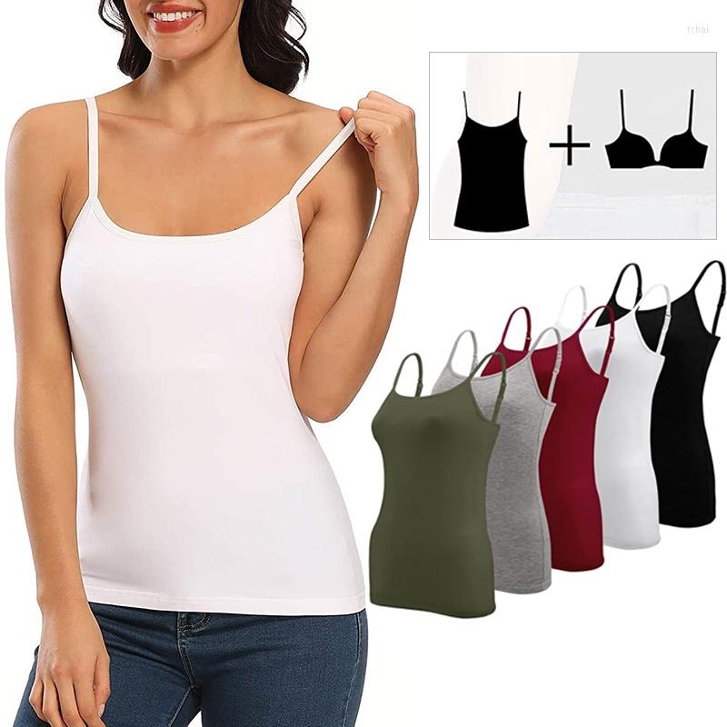 Women' Tanks SHAPERIN Solid Padded Tops 2022 Summer Autumn Sleeveless Tunic Casual Women With Shelf Bra Underwear Lady White Camisas, Beige
Women' Tanks SHAPERIN Solid Padded Tops 2022 Summer Autumn Sleeveless Tunic Casual Women With Shelf Bra Underwear Lady White Camisas, Beige