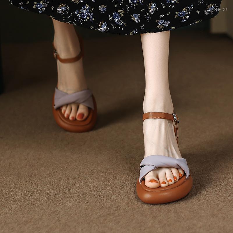 Sandals Design Sense French Retro Comfortable Waterproof Thick Bottom One Word Belt Women 2022 Summer Casual High Heels, Purple
Sandals Design Sense French Retro Comfortable Waterproof Thick Bottom One Word Belt Women 2022 Summer Casual High Heels, Purple