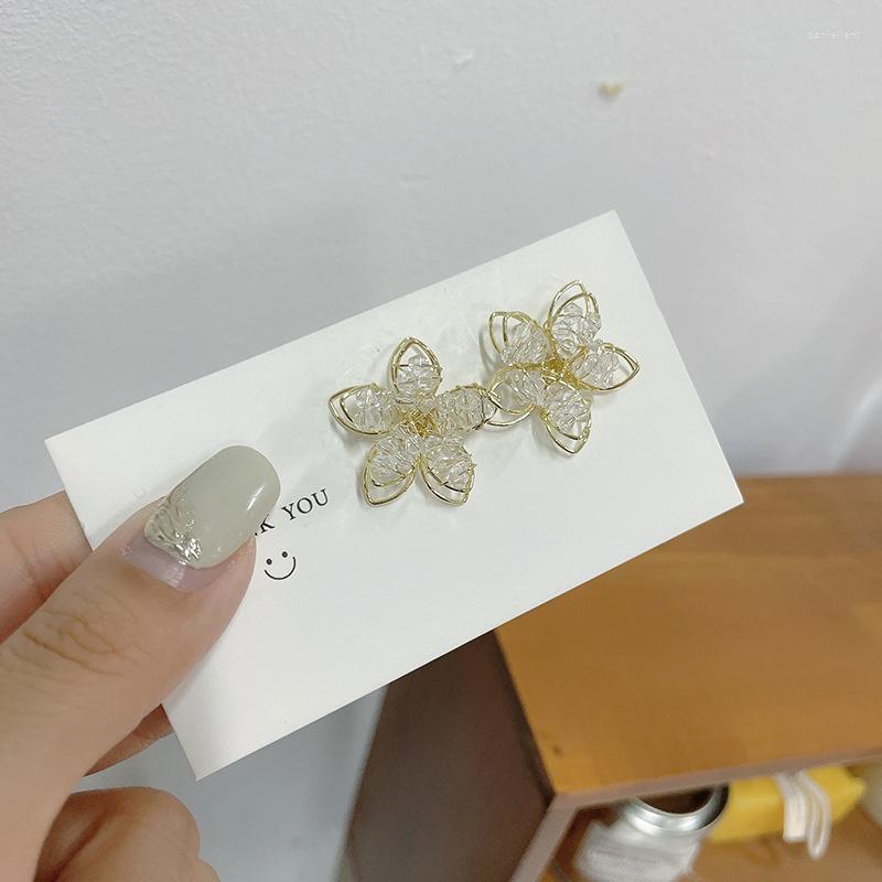 Backs Earrings Glass Bead Petal Flower Clip On Without Piercing Summer Hollow Out Crystal Ear Clips For Women Party
Backs Earrings Glass Bead Petal Flower Clip On Without Piercing Summer Hollow Out Crystal Ear Clips For Women Party