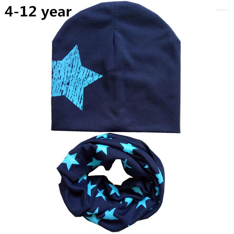 Hats Autumn Winter Cotton Baby Hat Scarf Set Big Stars Print Boys Girls Beanies Caps Toddler Child Cap For 4-12years, Black
Hats Autumn Winter Cotton Baby Hat Scarf Set Big Stars Print Boys Girls Beanies Caps Toddler Child Cap For 4-12years, Black