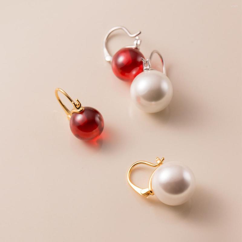 Hoop Earrings LAVIFAM 1 Pair S925 Sterling Silver Synthetic Red Zircons Ear Buckle Earring Charm Jewelry Women Girls
Hoop Earrings LAVIFAM 1 Pair S925 Sterling Silver Synthetic Red Zircons Ear Buckle Earring Charm Jewelry Women Girls