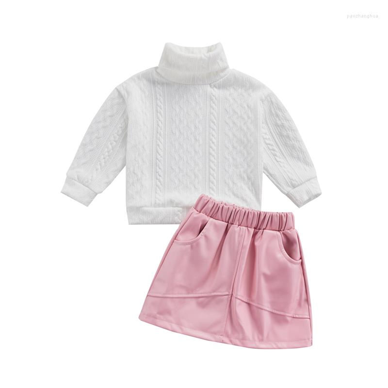 Clothing Sets Girls Casual Two-piece Clothes Set White Long Puff Sleeves Pullover And Pink Leather Skirt 1-6 Years, Beige
Clothing Sets Girls Casual Two-piece Clothes Set White Long Puff Sleeves Pullover And Pink Leather Skirt 1-6 Years, Beige