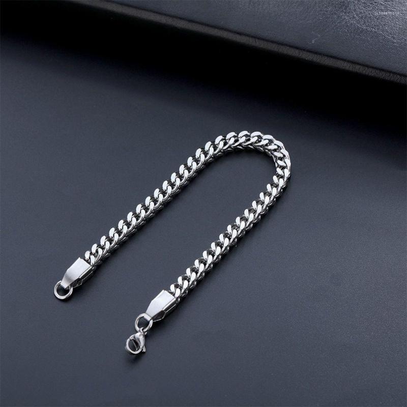 Link Bracelets Fashion Jewelry Gold Color Chain Gift Silver Black Bracelet Bangle Stainless Steel Snake Accessories
Link Bracelets Fashion Jewelry Gold Color Chain Gift Silver Black Bracelet Bangle Stainless Steel Snake Accessories