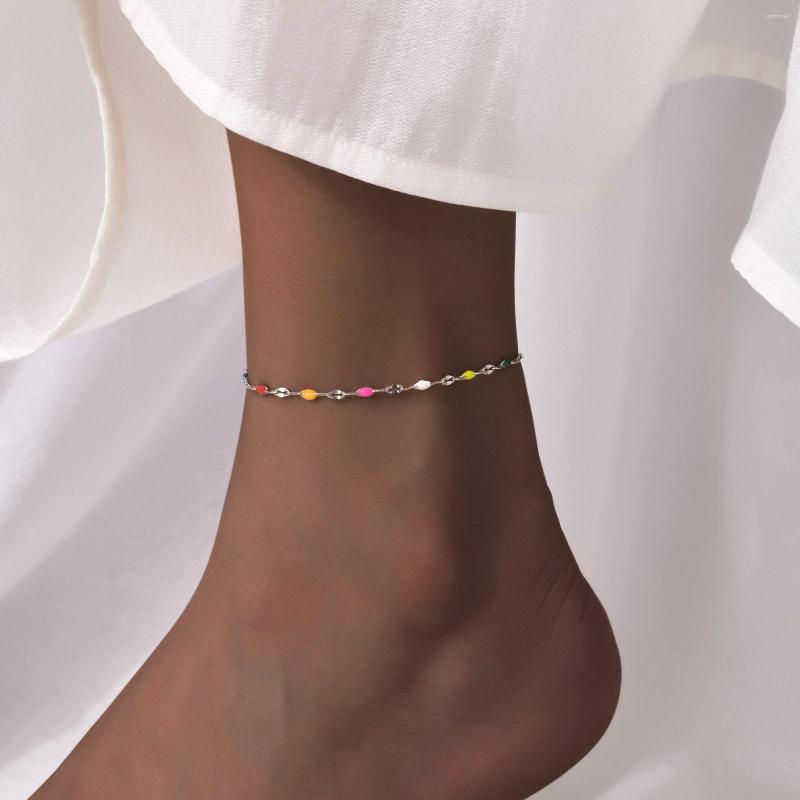 Anklets Summer Anklet Bracelet With Candy Beaded Bohemian Lace Chain For Women Stainless Steel Beach
Anklets Summer Anklet Bracelet With Candy Beaded Bohemian Lace Chain For Women Stainless Steel Beach