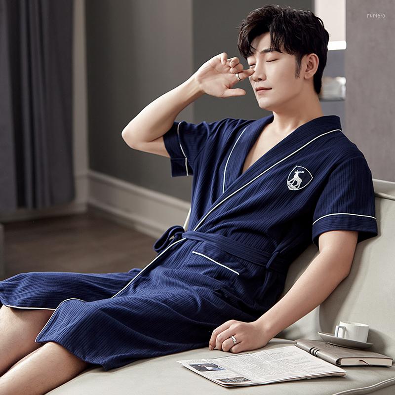 Men's Sleepwear Summer Cotton Men Bathrobe With Belt Short Sleeve Sexy Robe Dresses Big Yards -4XL Dressing Gown Japanese Style Kimono, Er7202
Men's Sleepwear Summer Cotton Men Bathrobe With Belt Short Sleeve Sexy Robe Dresses Big Yards -4XL Dressing Gown Japanese Style Kimono, Er7202