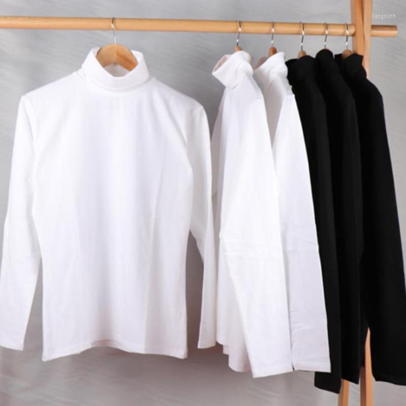 Men' T Shirts Pure Cotton Thick Long-sleeved T-shirt For Men And Women High-necked Bottoming Shirt Loose Top Compassionate Color, Black 
Men' T Shirts Pure Cotton Thick Long-sleeved T-shirt For Men And Women High-necked Bottoming Shirt Loose Top Compassionate Color, Black