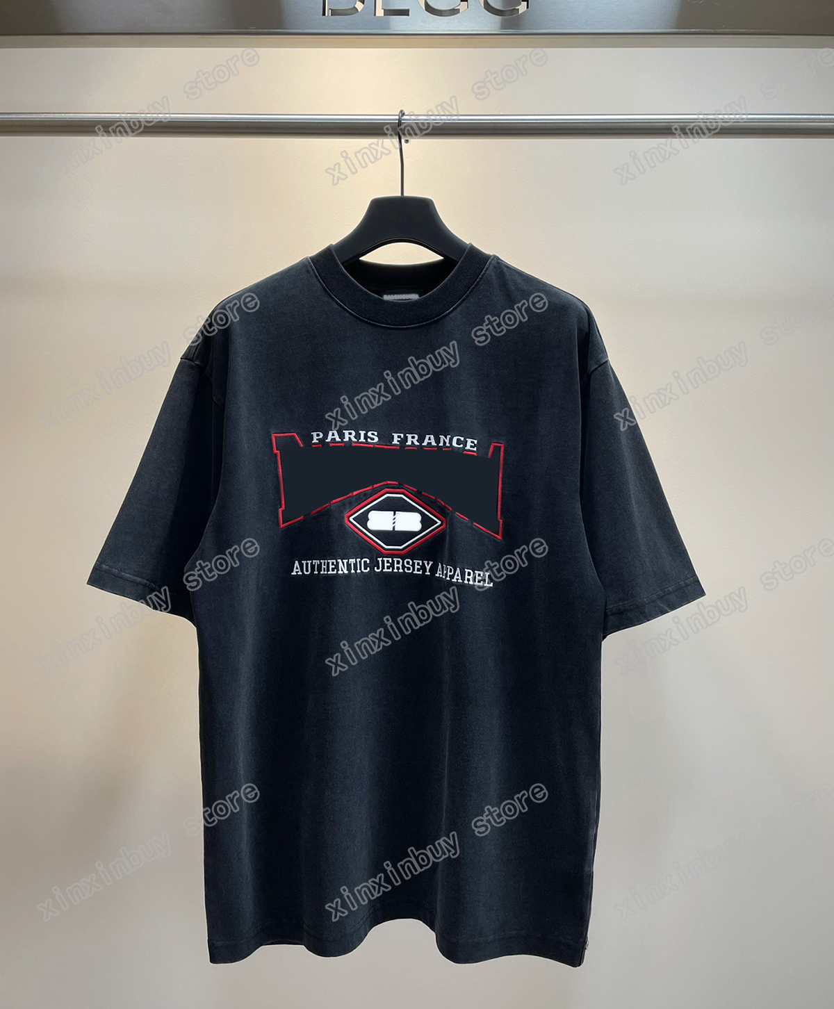 xinxinbuy Men designer destroyed Tee t shirt france Paris Red letters embroidery short sleeve cotton women white black Apricot XS-2XL, 01
xinxinbuy Men designer destroyed Tee t shirt france Paris Red letters embroidery short sleeve cotton women white black Apricot XS-2XL, 01