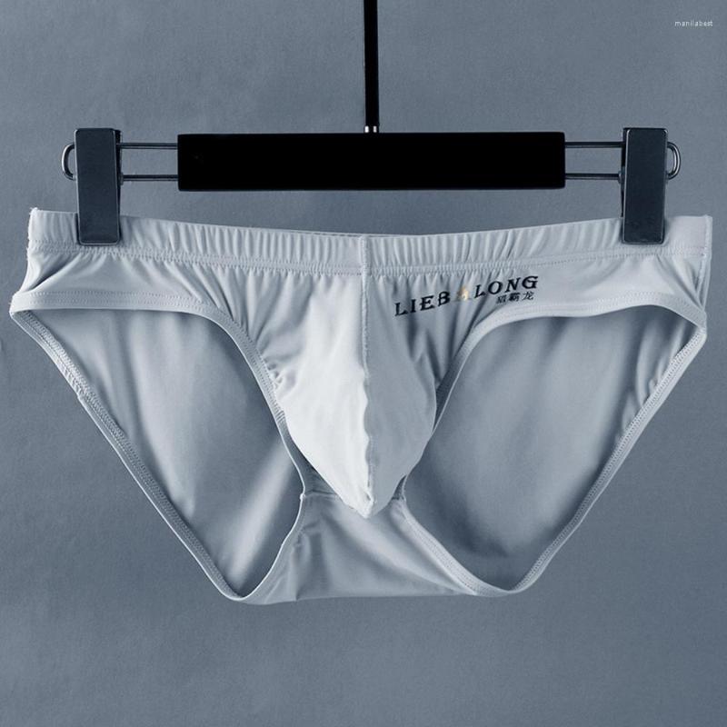 

Underpants Underwear Men's Sexy Low Rise Briefs Seamless Bulge Pouch Stretchy Breathable G-strings Men Thong Bikini Lingerie, Black