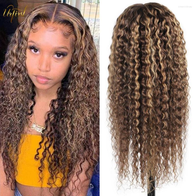Jerry Curly Highlight Wig Brazilian Transparent Lace Front Human Hair Wigs For Women Ombre Frontal Remy Brown, Picture shown
Jerry Curly Highlight Wig Brazilian Transparent Lace Front Human Hair Wigs For Women Ombre Frontal Remy Brown, Picture shown