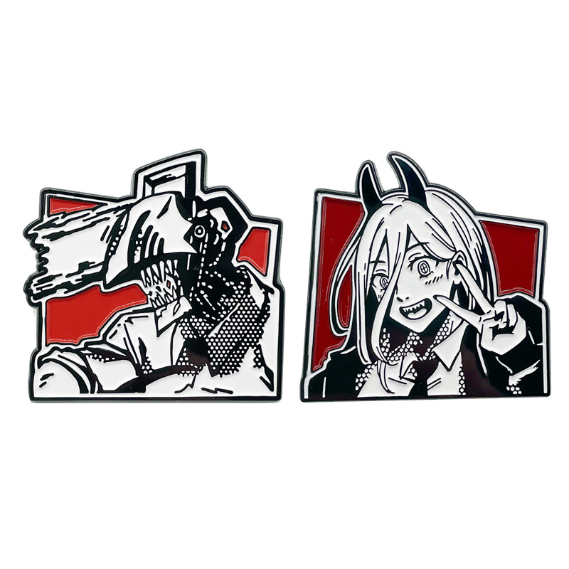 Chainsaw Man Anime Power Denji Enamel Pins Badges Women's Brooches for Clothes Lapel Pins for Backpack Decorative Jewelry, Color #1
Chainsaw Man Anime Power Denji Enamel Pins Badges Women's Brooches for Clothes Lapel Pins for Backpack Decorative Jewelry, Color #1