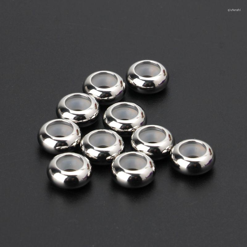 Jewelry Pouches 10Pcs Stainless Steel Rubber Insert Stopper Spacer Beads For Add-a-Bead Bracelet
Jewelry Pouches 10Pcs Stainless Steel Rubber Insert Stopper Spacer Beads For Add-a-Bead Bracelet