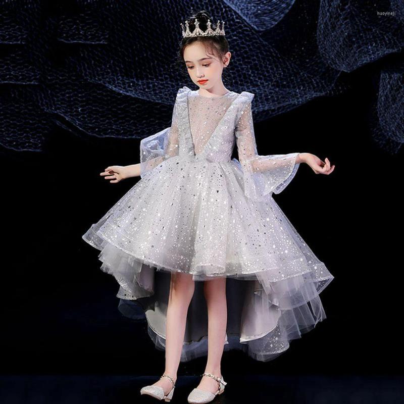 Girl Dresses 2022 Princess Flower Formal Evening Party Tulle Long Sleeve Illusion Neck Elegant Kids Piano Wedding, Picture color
Girl Dresses 2022 Princess Flower Formal Evening Party Tulle Long Sleeve Illusion Neck Elegant Kids Piano Wedding, Picture color