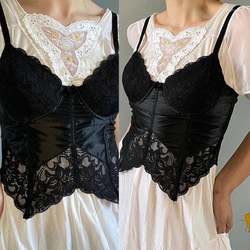 Belts Vintage Floral Lace Crop Top Sexy Body Shaper Spaghetti Strap For Tank Tops, Black
Belts Vintage Floral Lace Crop Top Sexy Body Shaper Spaghetti Strap For Tank Tops, Black