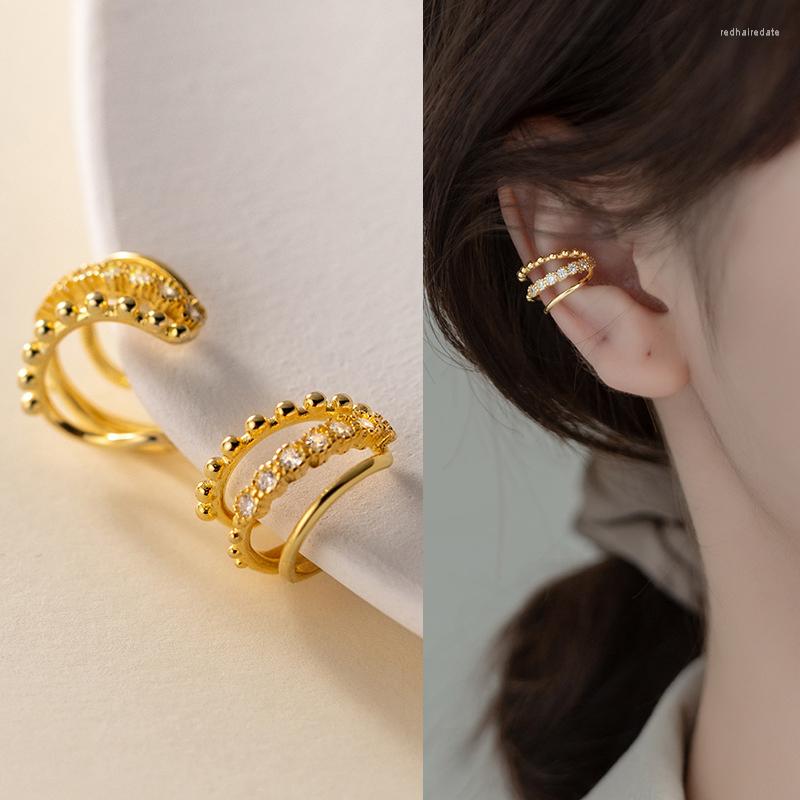 Backs Earrings Real 925 Sterling Silver Non-pierced Ear Cuff Wrap Three Layered Micro-paved Cartilage Hypoallergenic Jewelry For Women
Backs Earrings Real 925 Sterling Silver Non-pierced Ear Cuff Wrap Three Layered Micro-paved Cartilage Hypoallergenic Jewelry For Women