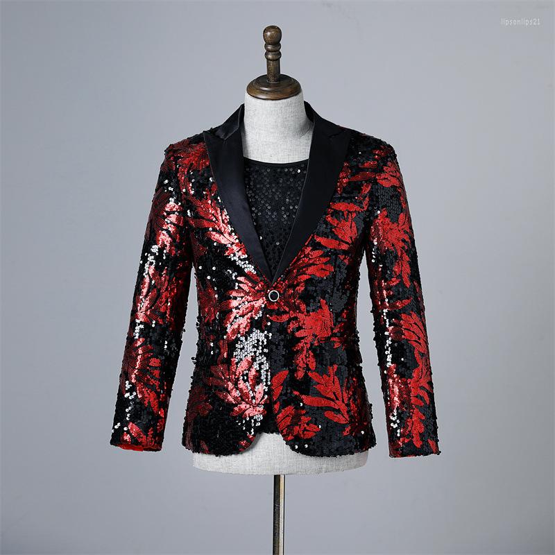 Men' Suits HOO 2022 Men' Personalized Velveteen Embroidered Blazer Red Embroidery Singer Performance Color Matching Casual
Men' Suits HOO 2022 Men' Personalized Velveteen Embroidered Blazer Red Embroidery Singer Performance Color Matching Casual